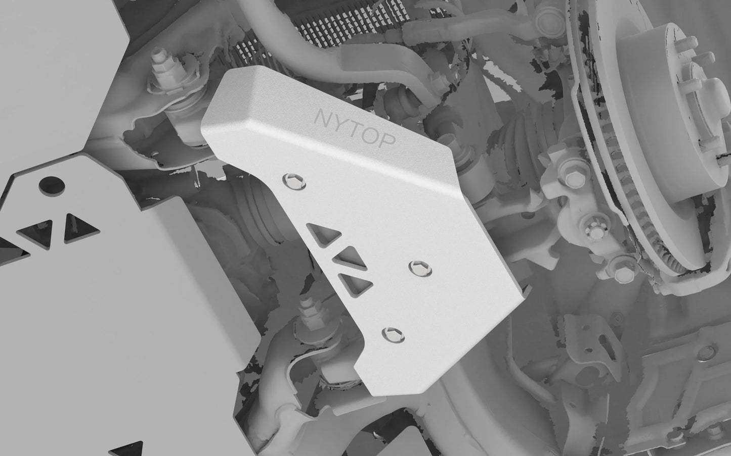 Nytop Lower Control Arm Skid Plate Kit for Land Cruiser & GX550 (2024+)