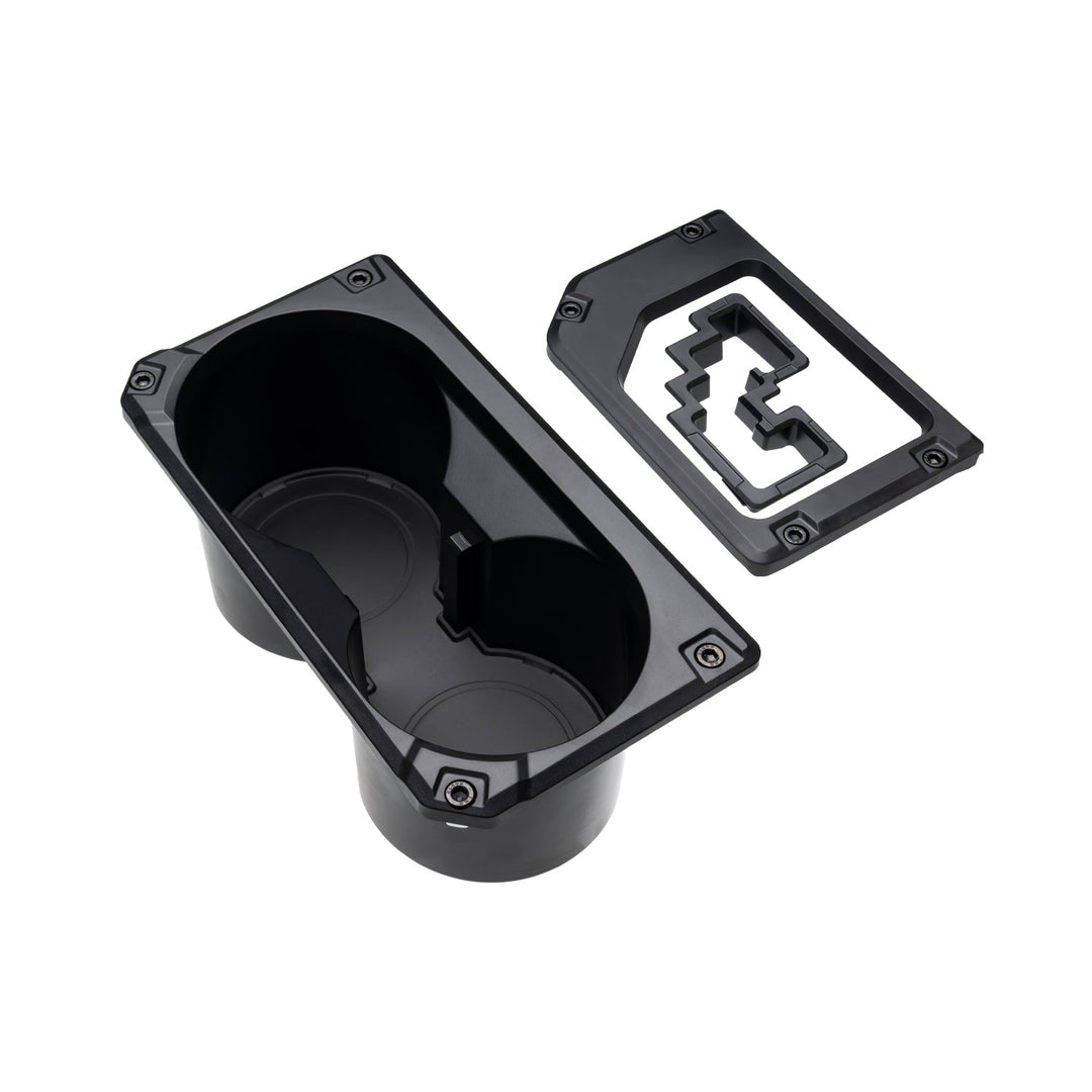 V2 Oversize Cup Holder + Shifter/Shift Gate Trim Rings (2014-2021 Tundra) - BLACK