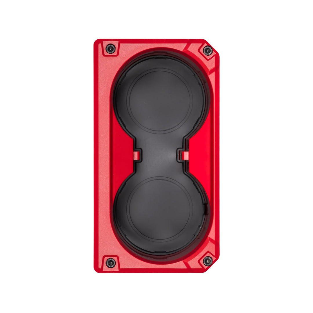 V2 Oversize Cup Holder + Shifter/Shift Gate Trim Rings (2014-2021 Tundra) - RED