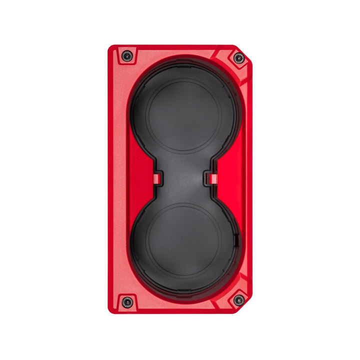 V2 Oversize Cup Holder + Shifter/Shift Gate Trim Rings (2014-2021 Tundra) - RED