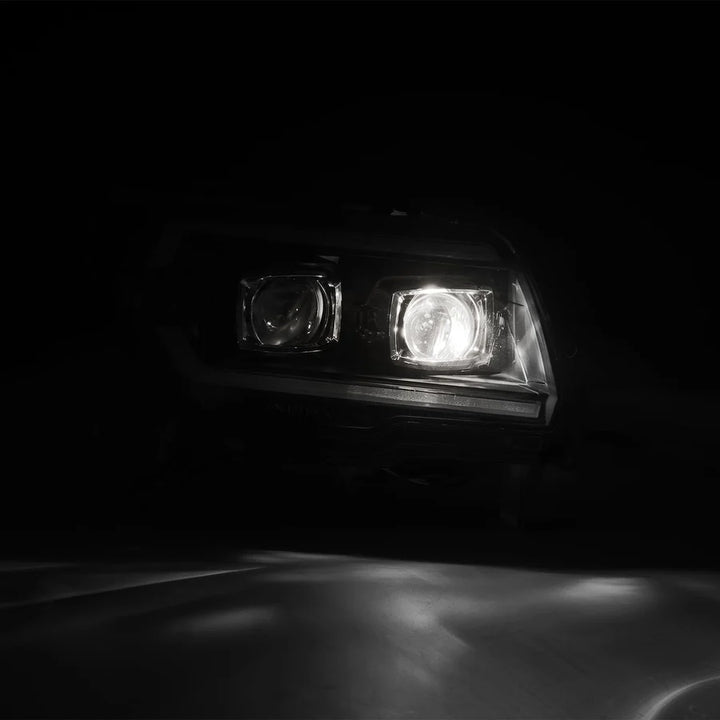 Alpharex LUXX-Series LED Projector Headlights Black for 4Runner (2003-2009)