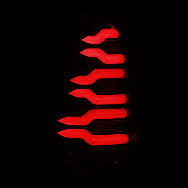 Alpharex LUXX-Series LED Tail Lights Alpha-Black for 4Runner (2003-2009)
