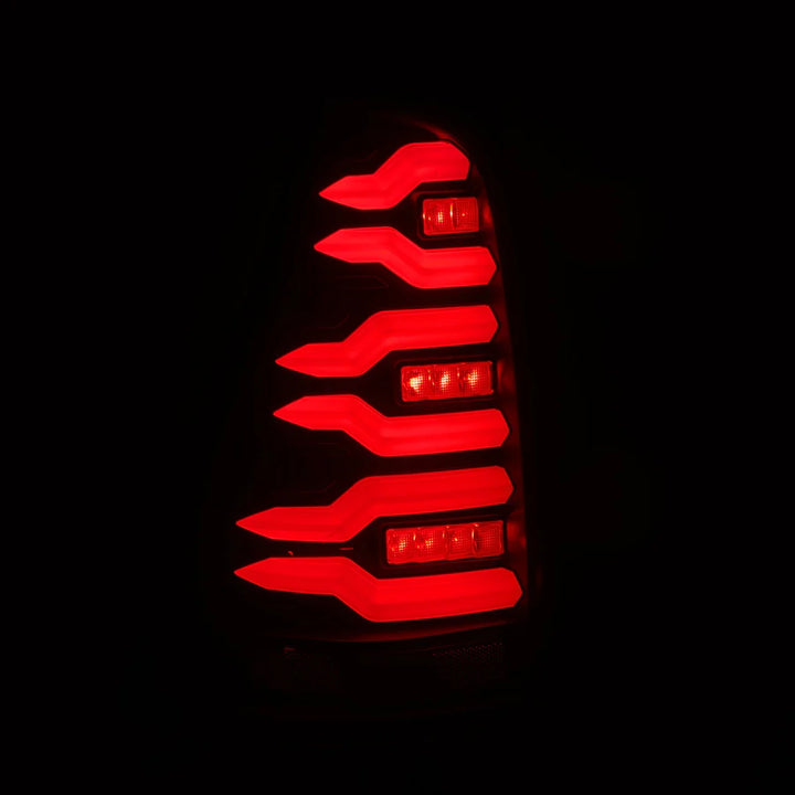 Alpharex LUXX-Series LED Tail Lights Black for 4Runner (2003-2009)
