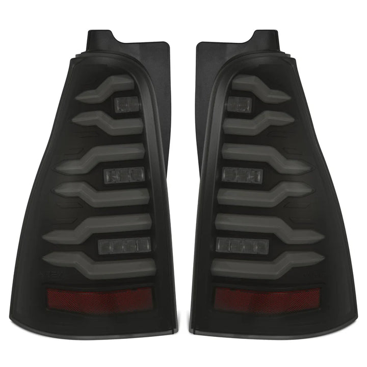 Alpharex LUXX-Series LED Tail Lights Black for 4Runner (2003-2009)