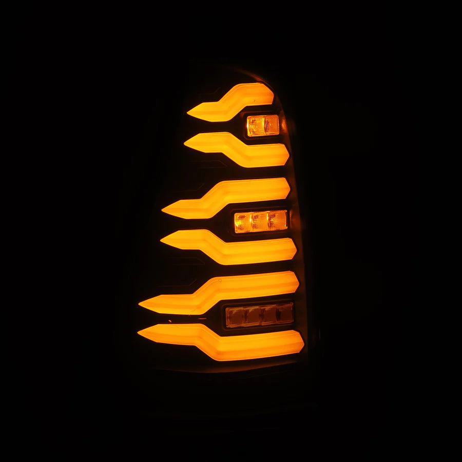 Alpharex LUXX-Series LED Tail Lights Black for 4Runner (2003-2009)