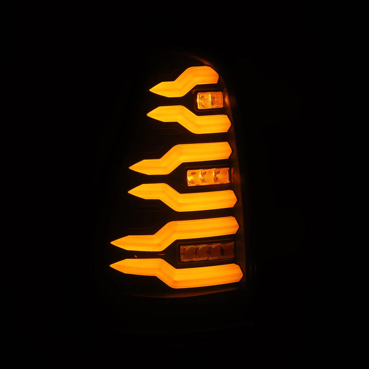 Alpharex LUXX-Series LED Tail Lights Black for 4Runner (2003-2009)