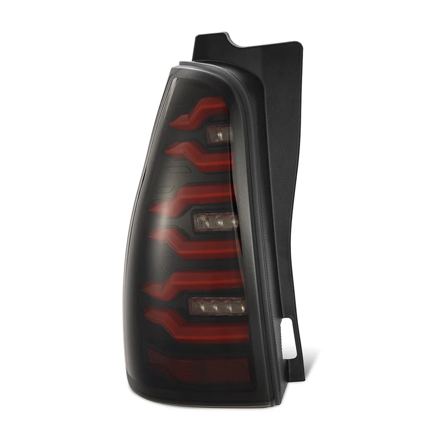 Alpahrex LUXX-Series LED Tail Lights Black Red for 4Runner (2003-2009)