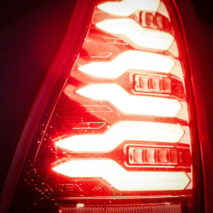 Alpahrex LUXX-Series LED Tail Lights Black Red for 4Runner (2003-2009)