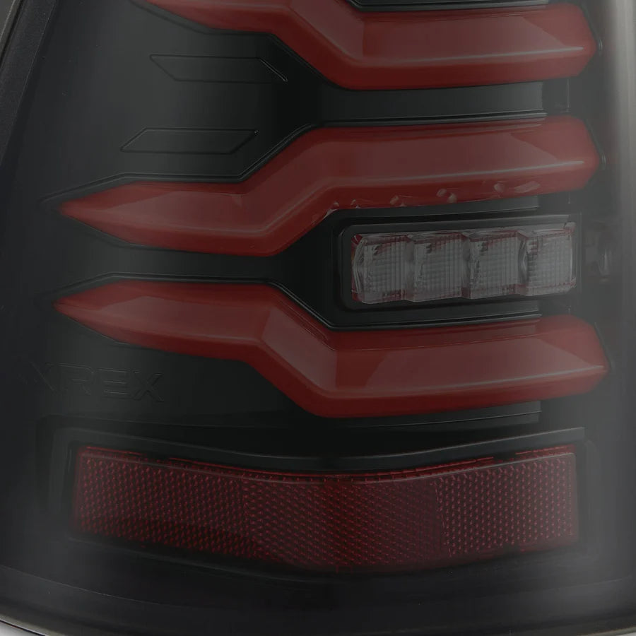 Alpahrex LUXX-Series LED Tail Lights Black Red for 4Runner (2003-2009)