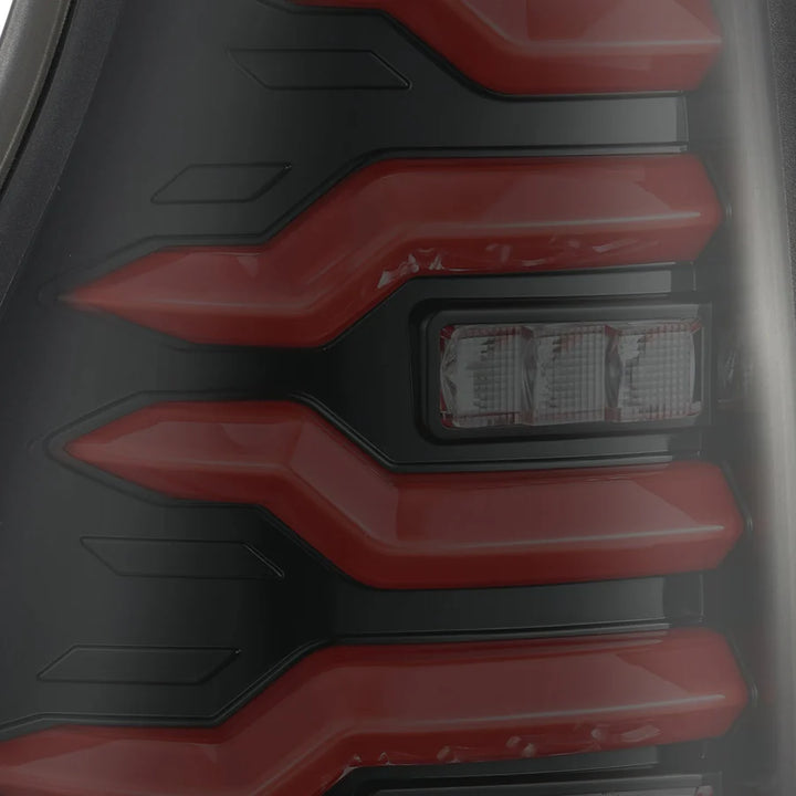 Alpahrex LUXX-Series LED Tail Lights Black Red for 4Runner (2003-2009)