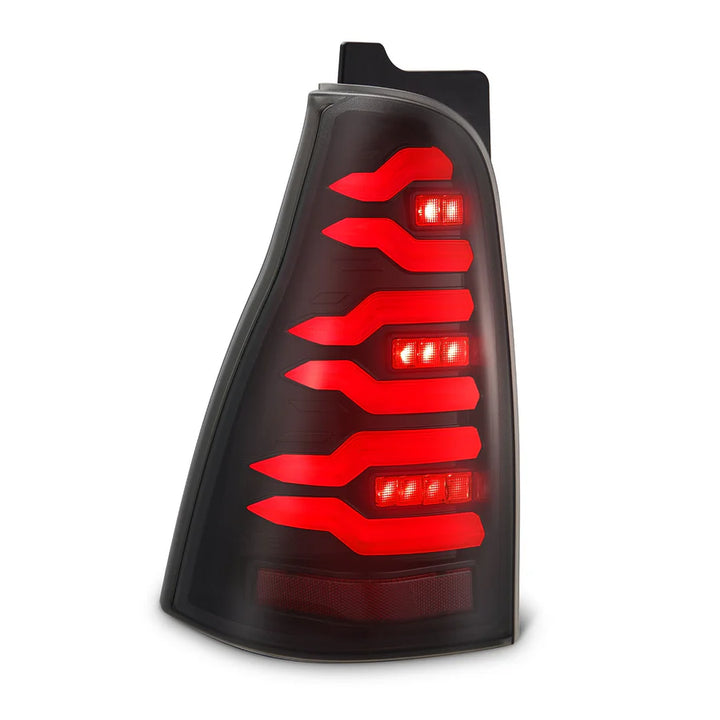 Alpahrex LUXX-Series LED Tail Lights Black Red for 4Runner (2003-2009)
