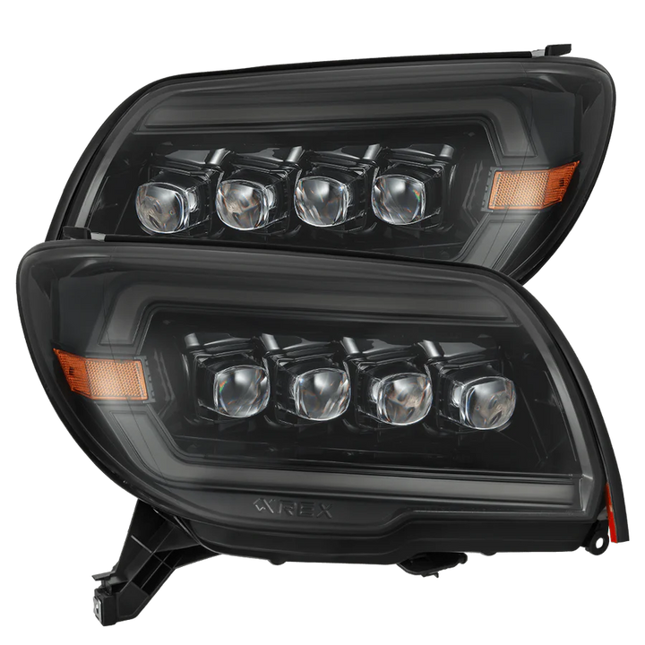 Alpharex NOVA-Series LED Projector Headlights Alpha-Black for 4Runner (2003-2009)