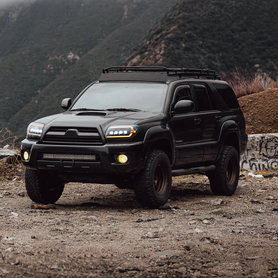 Alpharex NOVA-Series LED Projector Headlights Alpha-Black for 4Runner (2003-2009)