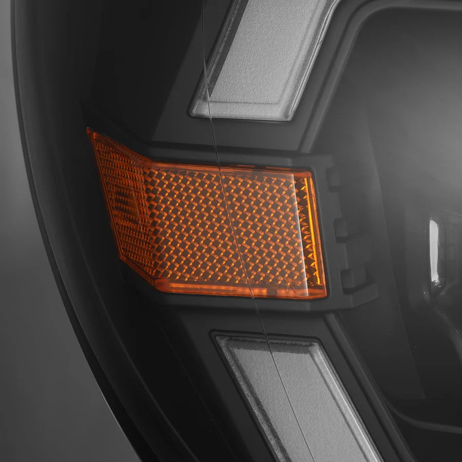 Alpharex LUXX-Series LED Projector Headlights Black for 4Runner (2003-2009)