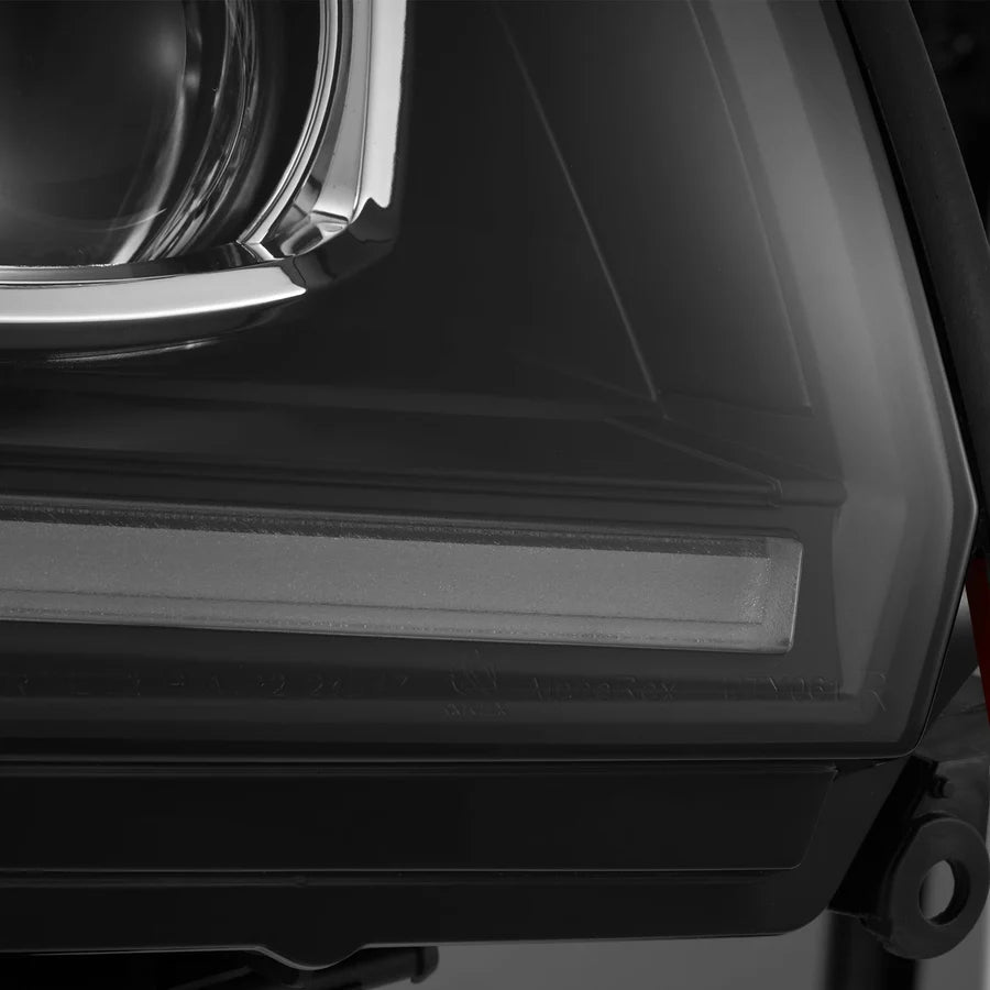 Alpharex LUXX-Series LED Projector Headlights Black for 4Runner (2003-2009)