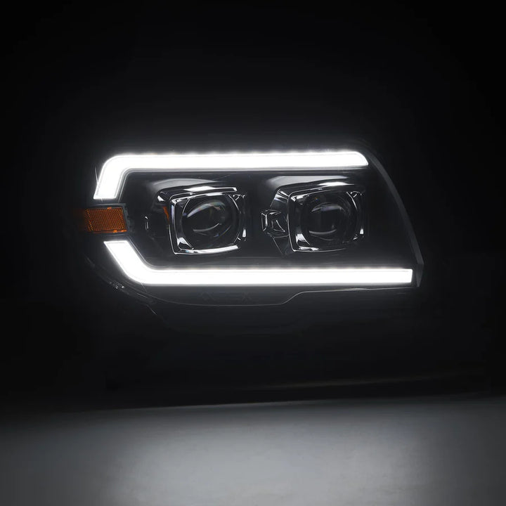 Alpharex LUXX-Series LED Projector Headlights Black for 4Runner (2003-2009)