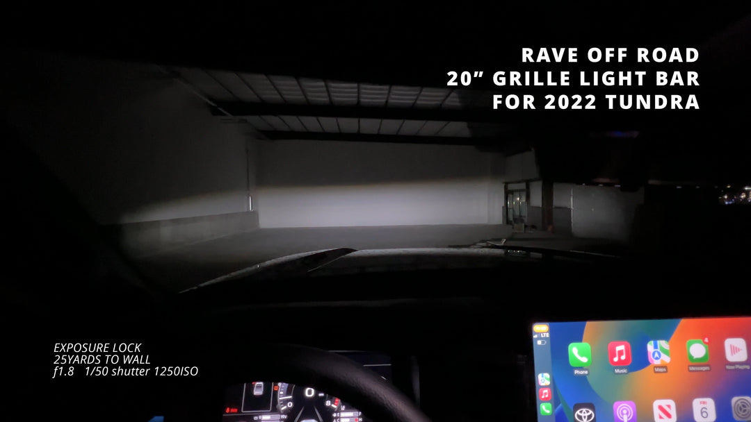 Rave Off Road TRD Pro Grille Light Bar for Sequoia (2023+)