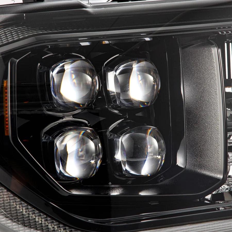 Alpharex MK II NOVA-Series LED Projector Headlights Alpha-Black (With Level Adjuster) for Tundra (2007-2013) & Sequoia (2008-2017)