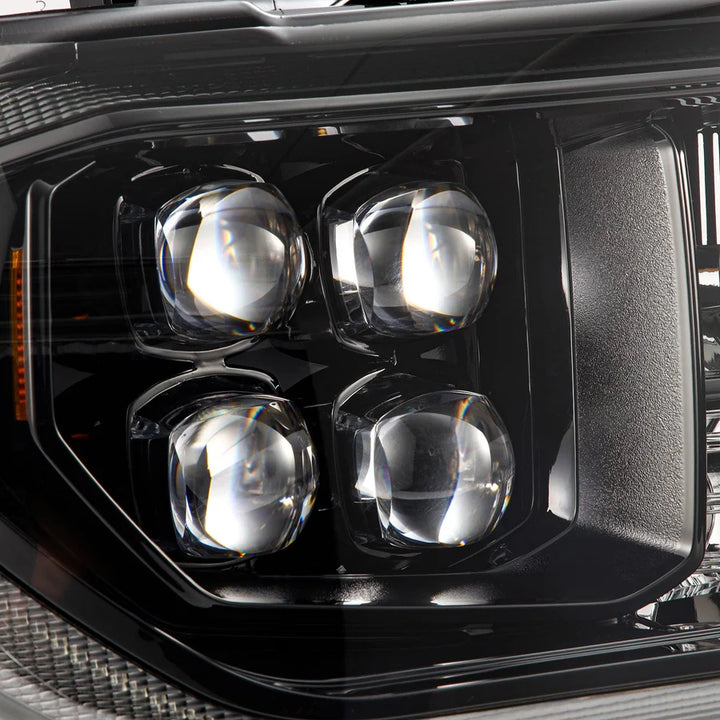 Alpharex MK II NOVA-Series LED Projector Headlights Alpha-Black (With Level Adjuster) for Tundra (2007-2013) & Sequoia (2008-2017)