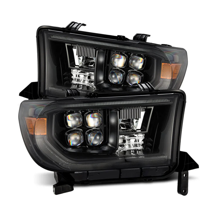 Alpharex MK II NOVA-Series LED Projector Headlights Alpha-Black (With Level Adjuster) for Tundra (2007-2013) & Sequoia (2008-2017)