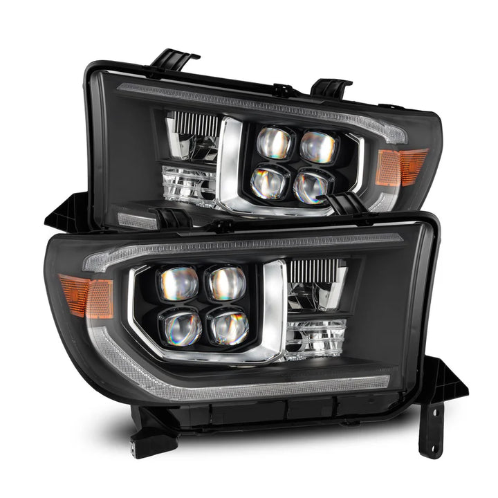 Alpahrex MK II NOVA-Series LED Projector Headlights Black (With Level Adjuster) for Tundra (2007-2013) & Sequoia (2008-2017)