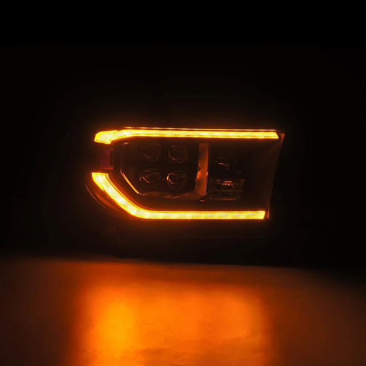 Alpahrex MK II NOVA-Series LED Projector Headlights Black (With Level Adjuster) for Tundra (2007-2013) & Sequoia (2008-2017)