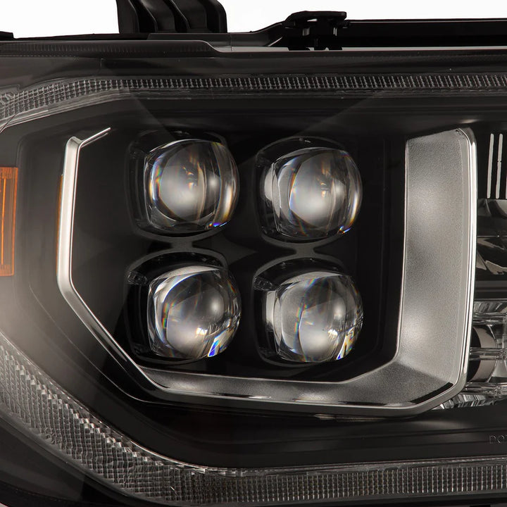 Alpahrex MK II NOVA-Series LED Projector Headlights Black (With Level Adjuster) for Tundra (2007-2013) & Sequoia (2008-2017)