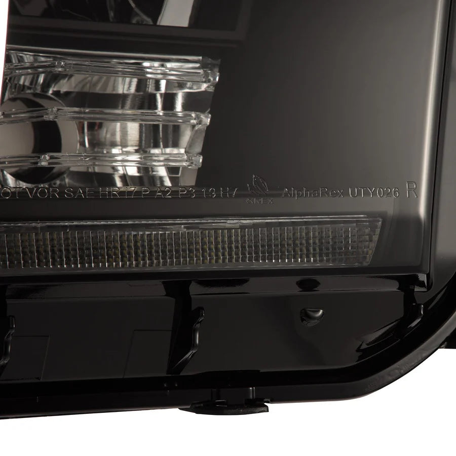 Alpahrex MK II NOVA-Series LED Projector Headlights Black (With Level Adjuster) for Tundra (2007-2013) & Sequoia (2008-2017)