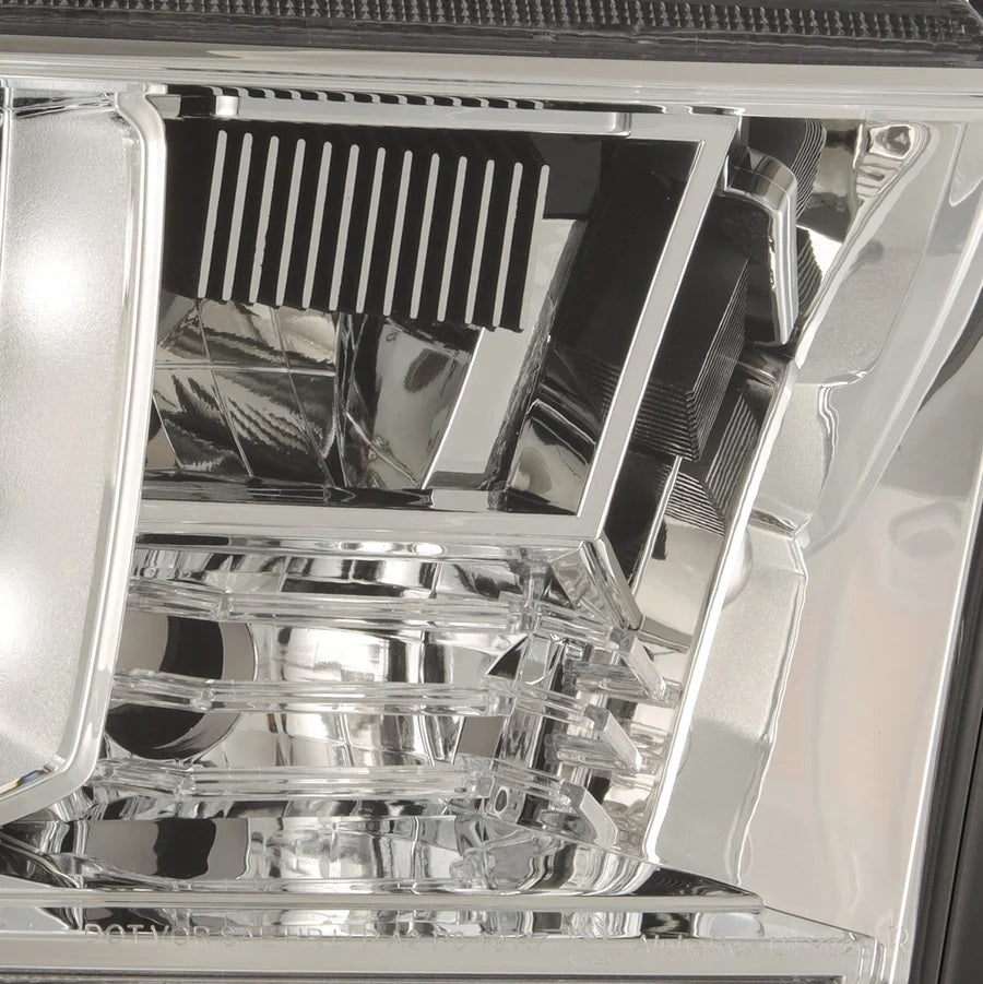 Alpharex  MK II NOVA-Series LED Projector Headlights Chrome (With Level Adjuster) for Tundra (2007-2013) & Sequoia (2008-2017)