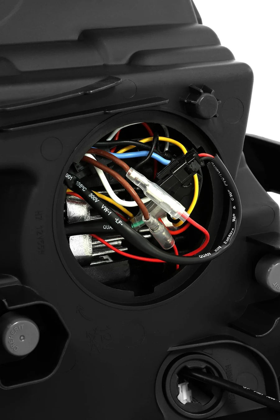 Alpharex NOVA-Series LED Projector Headlights Black (With Level Adjuster) for Tundra (2007-2013) & Sequoia (2008-2017)