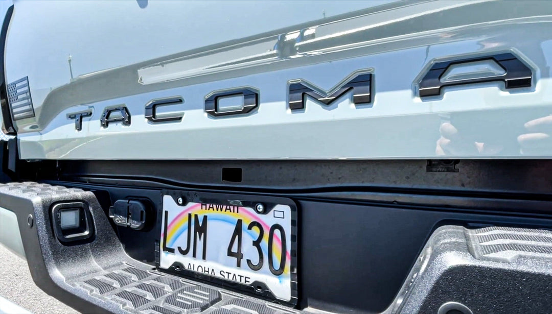 Tactilian Tailgate Insert Letters 3D Stars and Stripes - Adhesive-Backed for Tacoma (2016-2023)