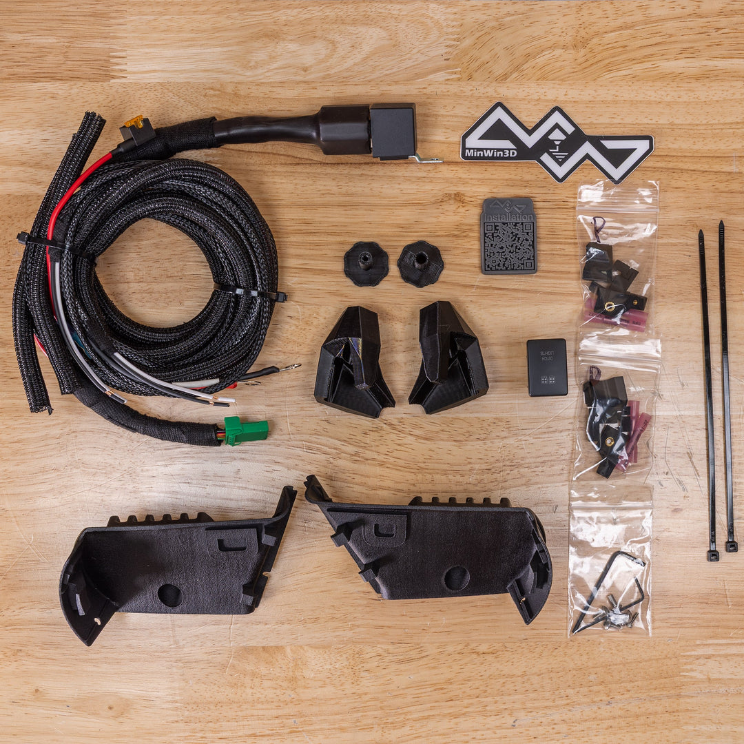 Side Mirror Ditch Light Mount Kit (5th Gen 4Runner)