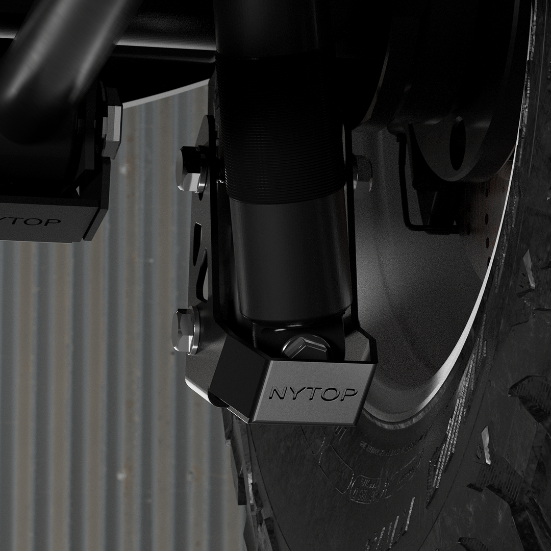 2024-Current Lexus GX550/Toyota Land Cruiser Rear Shock Mount Skid Plate Kit