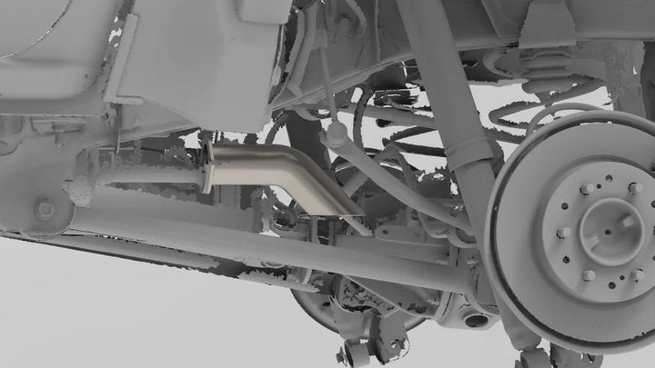 2022-Current Toyota Tundra Titanium Axle Dump Exhaust Tip