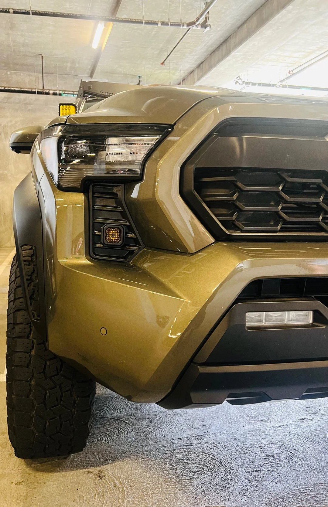 Baja 686 Industries LLC DD SSC1 Led vent cover (Matte Black) + Diode Dynamics SSC1 PRO for Tacoma (2025+)