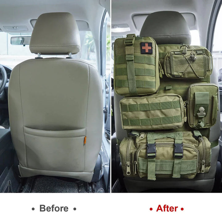 Skullvibe Tactical MOLLE Seat Organizer Full Set