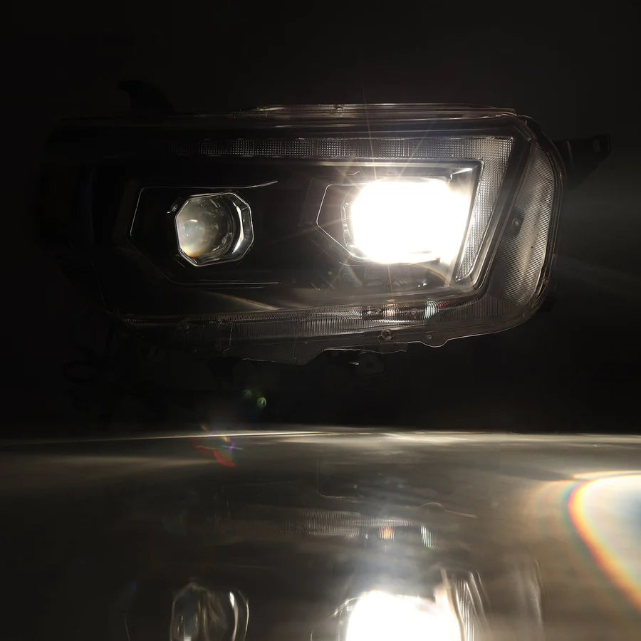 Alpharex PRO-Series Halogen Projector Headlights Alpha-Black for 4Runner (2010-2013)
