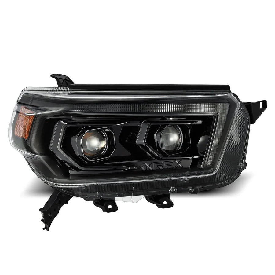 Alpharex PRO-Series Halogen Projector Headlights Alpha-Black for 4Runner (2010-2013)