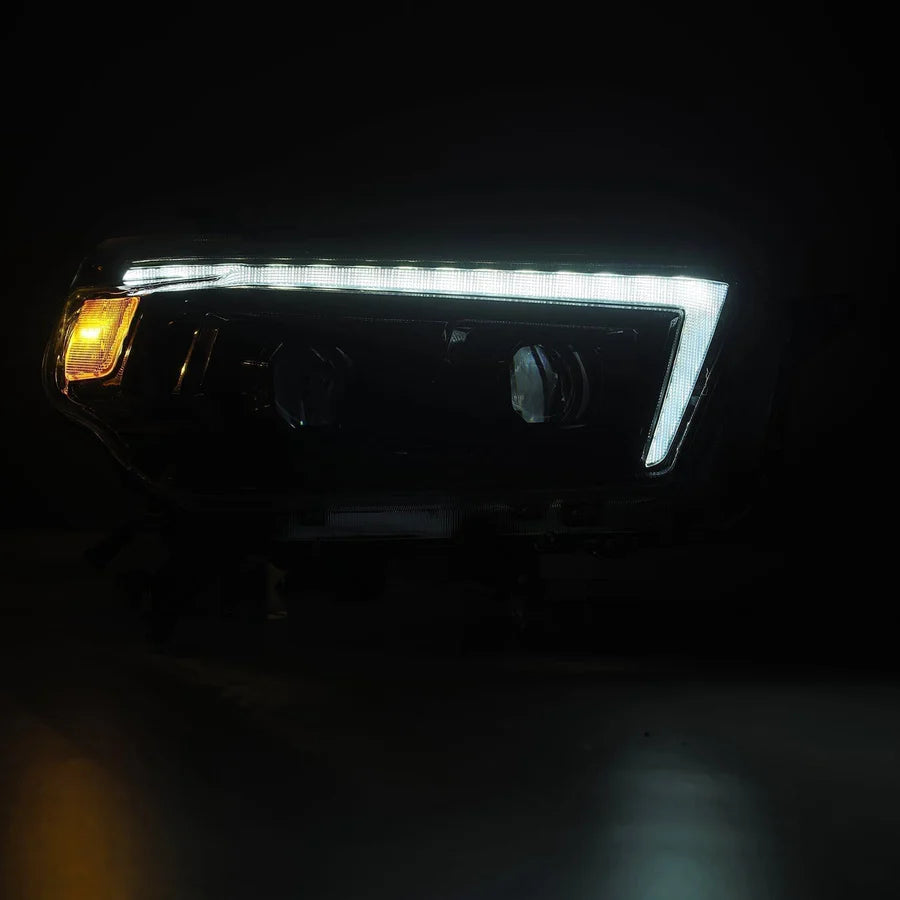 Alpharex PRO-Series Halogen Projector Headlights Alpha-Black for 4Runner (2010-2013)