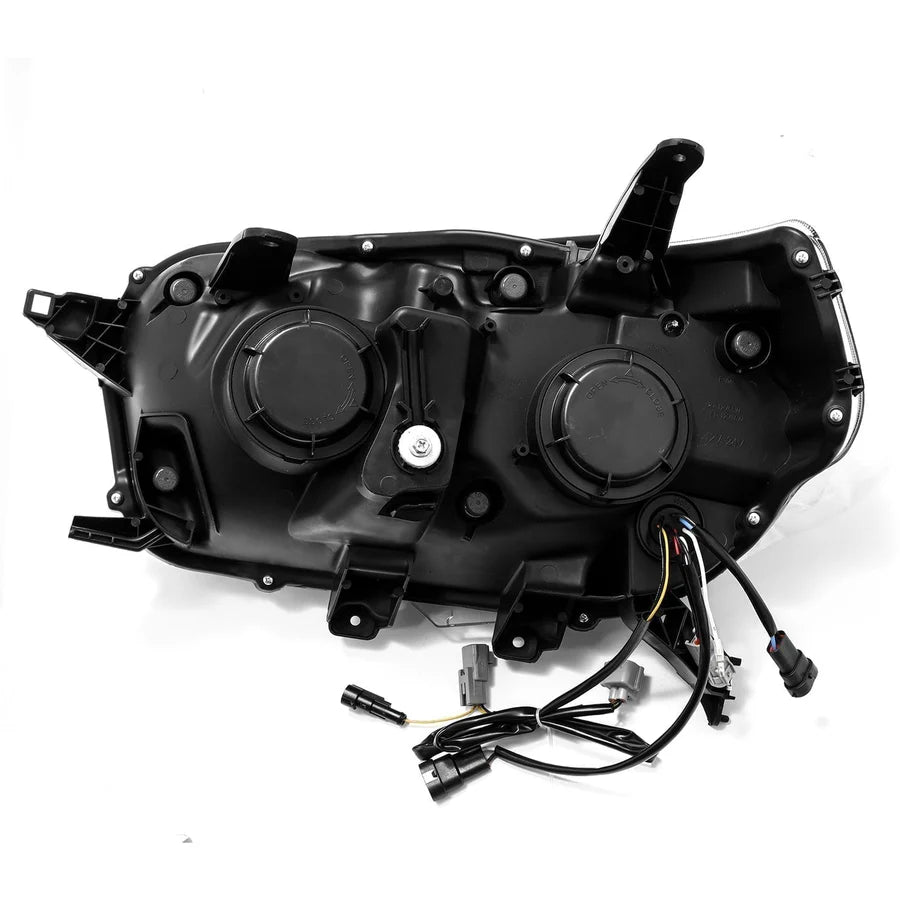 Alpharex PRO-Series Halogen Projector Headlights Alpha-Black for 4Runner (2010-2013)