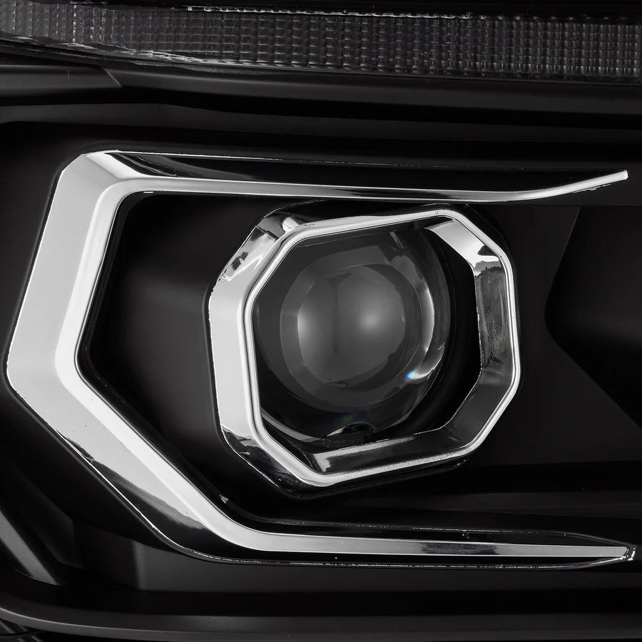Alpharex PRO-Series Halogen Projector Headlights Black for 4Runner (2010-2013)