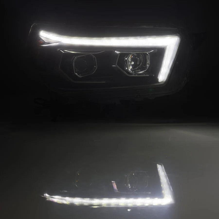 Alpharex PRO-Series Halogen Projector Headlights Black for 4Runner (2010-2013)