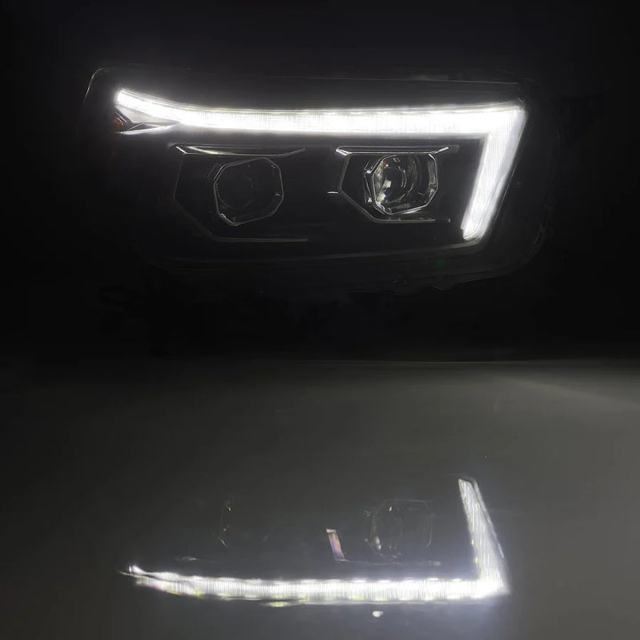 Alpharex PRO-Series Halogen Projector Headlights Black for 4Runner (2010-2013)