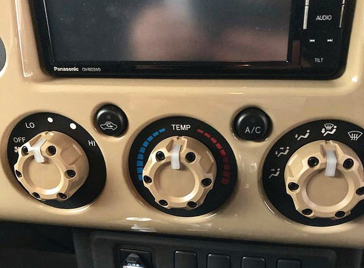 AJT Design Climate Knobs- QUICKSAND for FJ Cruiser (2007-2014)