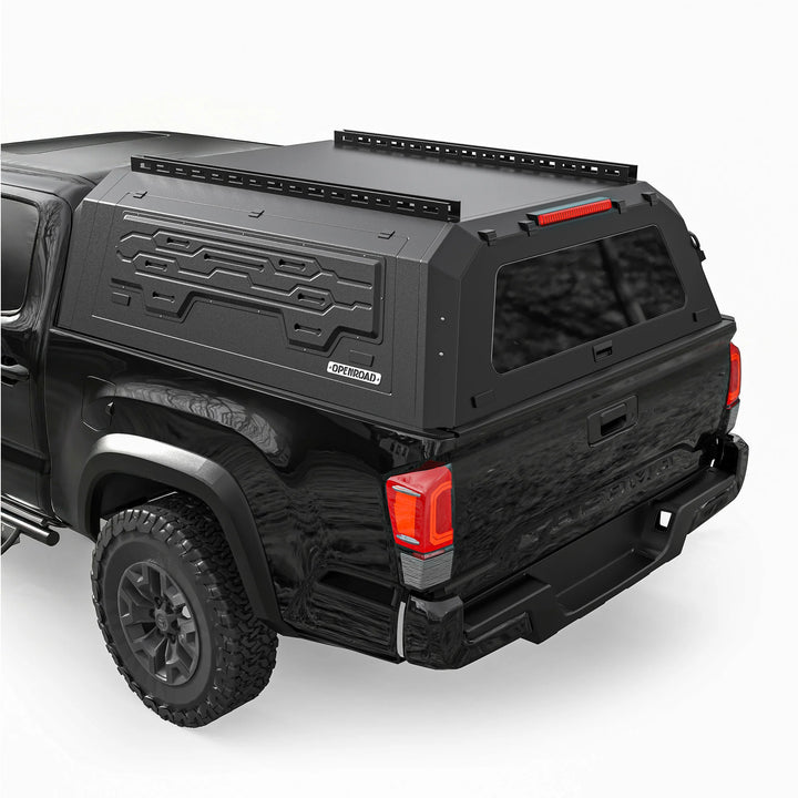 OPENROAD Aluminum Truck Cap for Tacoma (2016-2023) – 5ft Bed