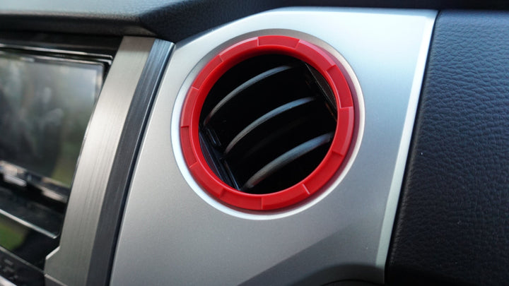 AJT Design Vent Rings - RED for Tundra (2014-2021)