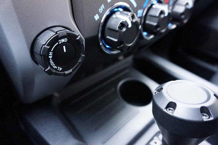 Start Button Ring + 4x4 Knob (2016-2023 Tacoma / 2020-2021 Tundra) - ARMY GREEN