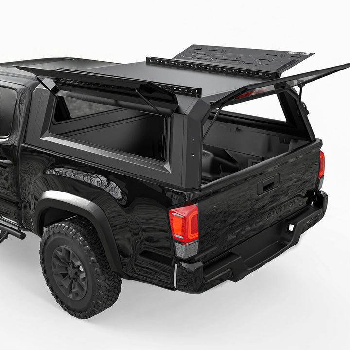 OPENROAD Aluminum Truck Cap for Tacoma (2016-2023) - 6ft Bed