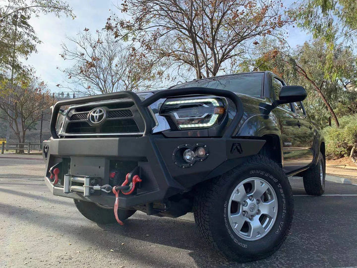 Alpharex LUXX-Series LED Projector Headlights Alpha-Black for Tacoma (2012-2015)