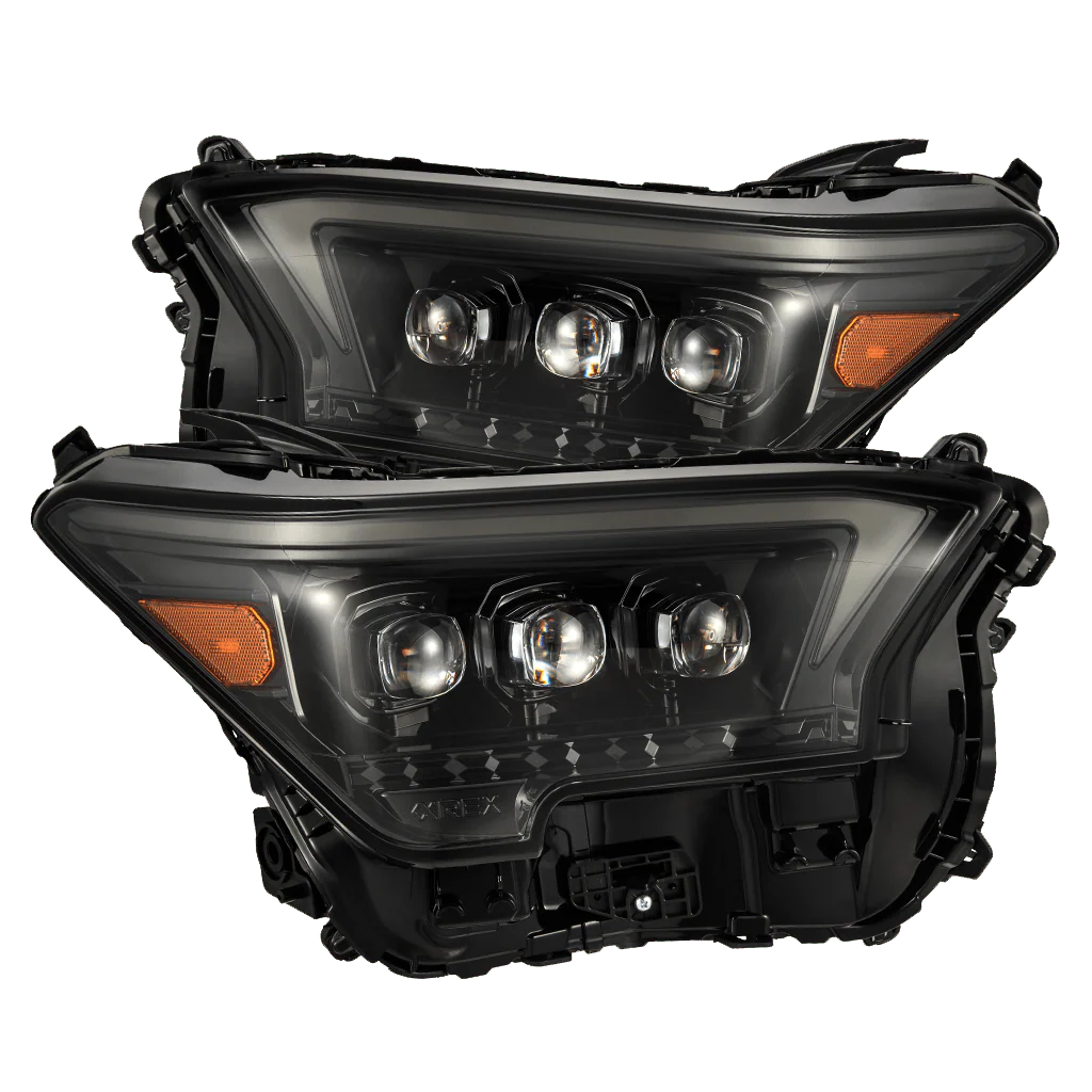 Alpharex OG-Style NOVA-Series LED Projector Headlights Alpha-Black for Tacoma (2024+) & 4Runner (2025+)